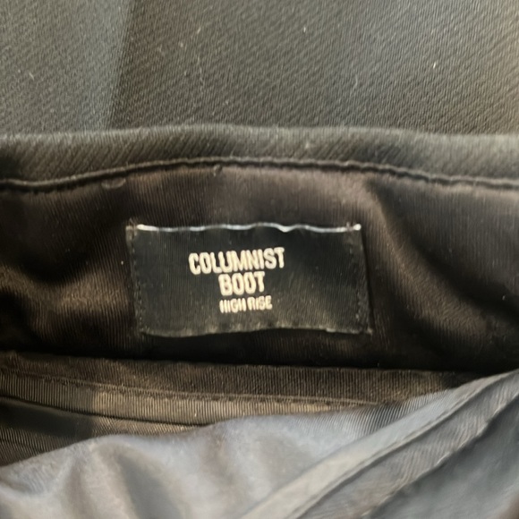 NWOT black columnist boot cut high rise pants 4L - Picture 7 of 7